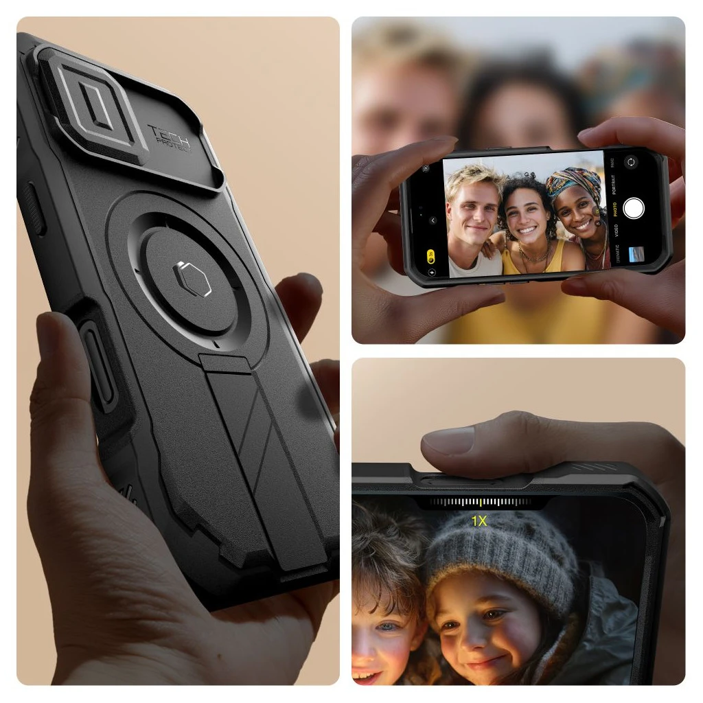 TECH-PROTECT KEVLAR MAGSAFE iPhone 17 készülékhez tok fekete