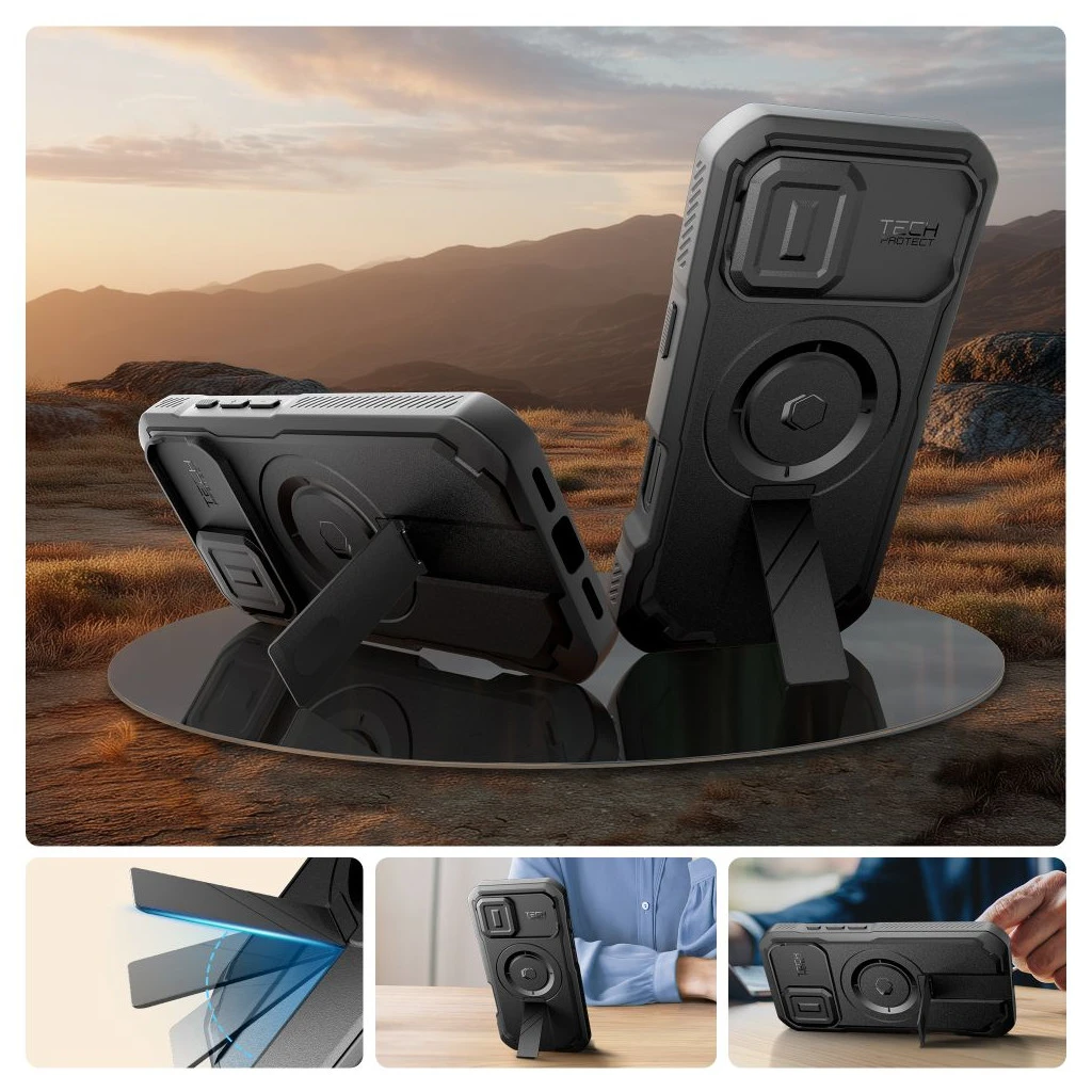 TECH-PROTECT KEVLAR MAGSAFE iPhone 17 készülékhez tok fekete