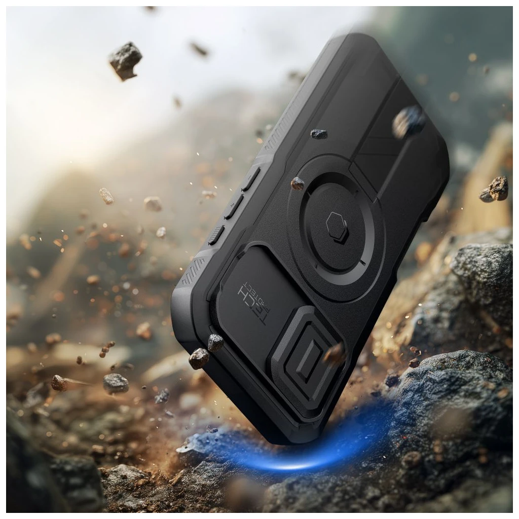 TECH-PROTECT KEVLAR MAGSAFE iPhone 17 készülékhez tok fekete