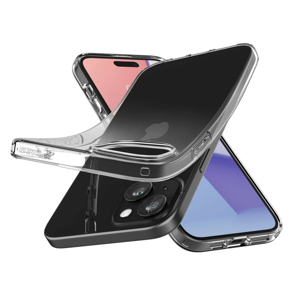 SPIGEN LIQUID CRYSTAL iPhone 15 készülékhez tok Crystal Clear