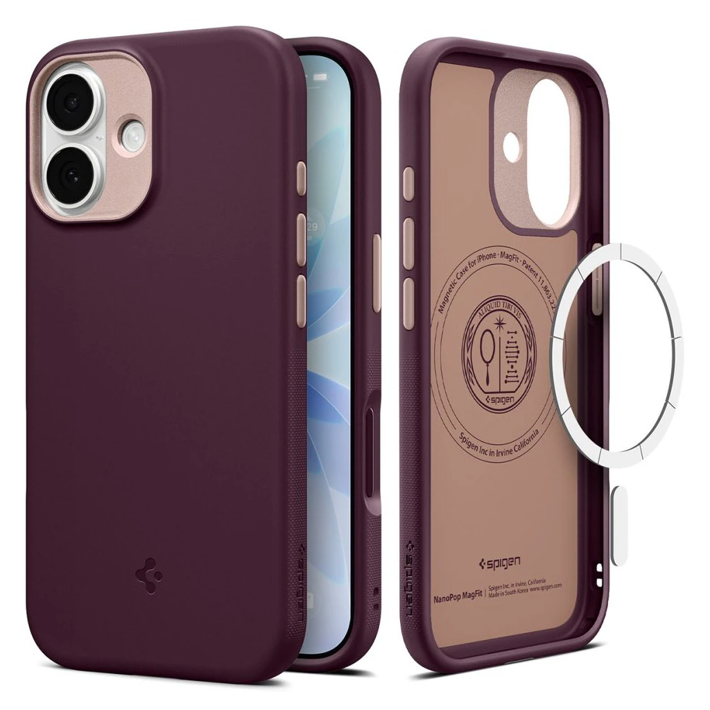 SPIGEN NANO POP MAG MAGSAFE iPhone 17 készülékhez tok, burgundi