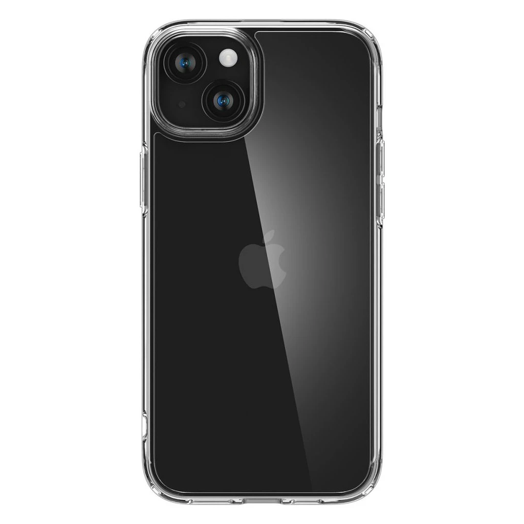 SPIGEN ULTRA HYBRID iPhone 15 készülékhez tok – CRYSTAL CLEAR