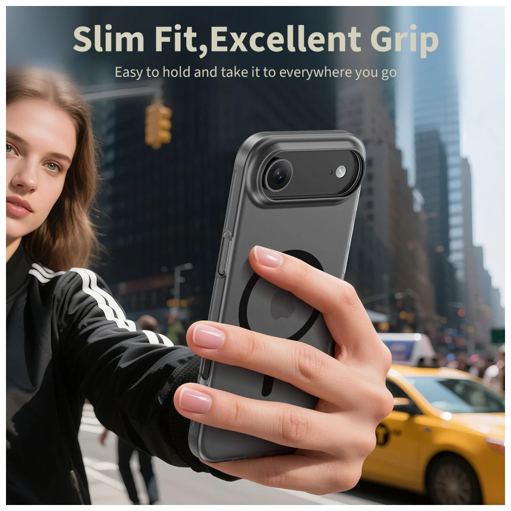 TECH-PROTECT MAGSLIM MAGSAFE iPhone Air készülékhez tok matte fekete