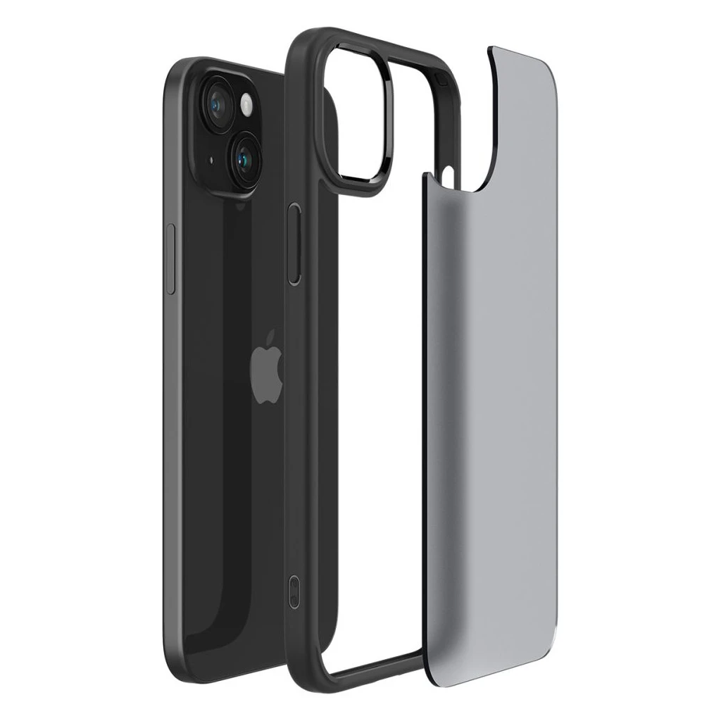 SPIGEN ULTRA HYBRID iPhone 15 készülékhez tok – frost fekete