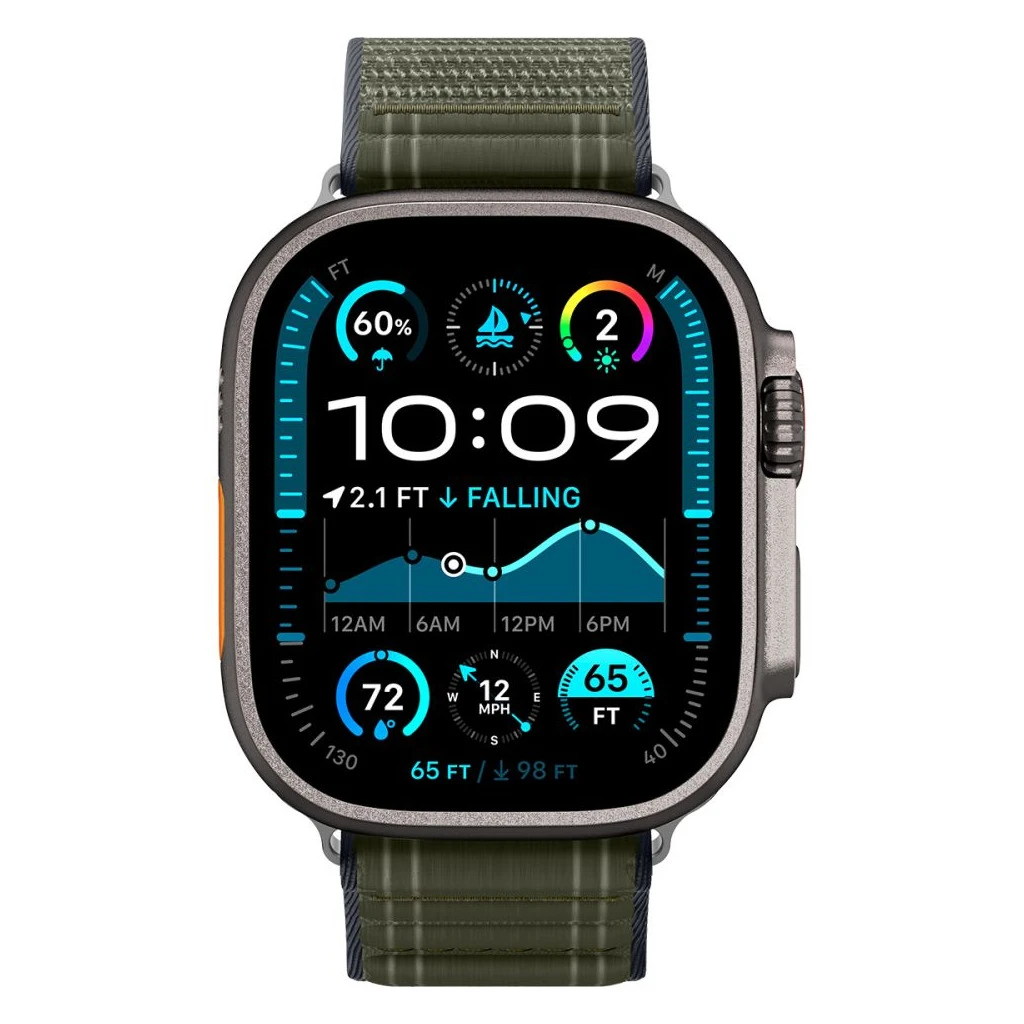 SPIGEN WBF0 szíj APPLE WATCH 8 / 9 / 10 / 11 / SE / ULTRA készülékhez (44 / 45 / 46 / 49 MM) zöld