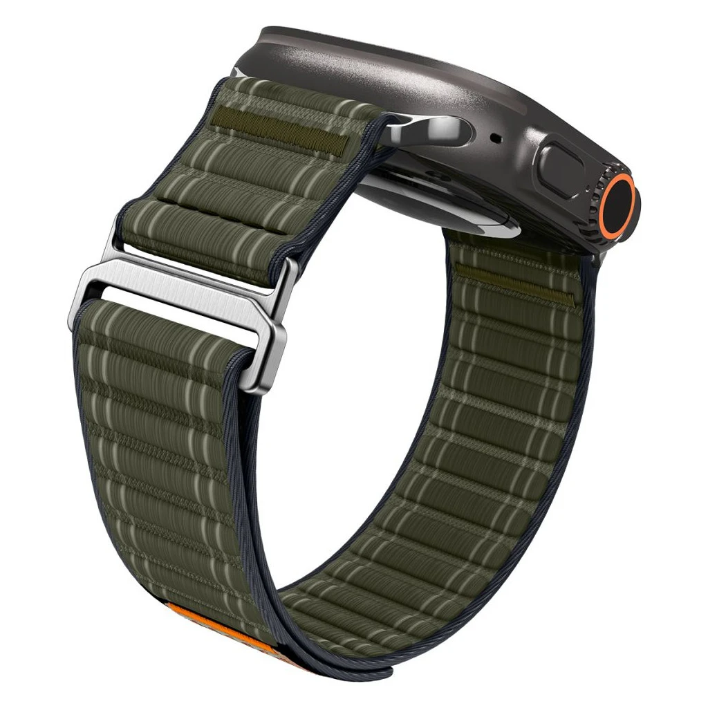 SPIGEN WBF0 szíj APPLE WATCH 8 / 9 / 10 / 11 / SE / ULTRA készülékhez (44 / 45 / 46 / 49 MM) zöld