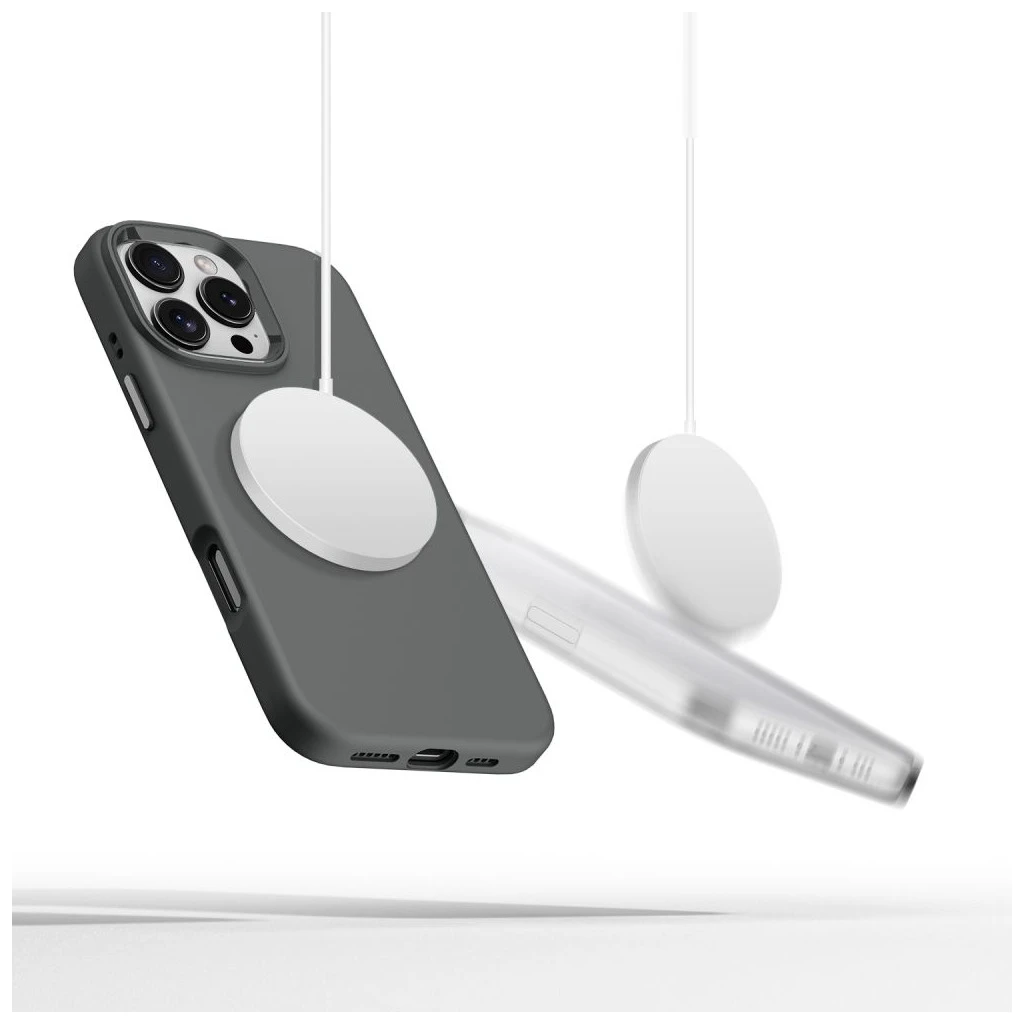 TECH-PROTECT szilikon tok PURE MAGSAFE iPhone 16 Pro készülékhez agyag