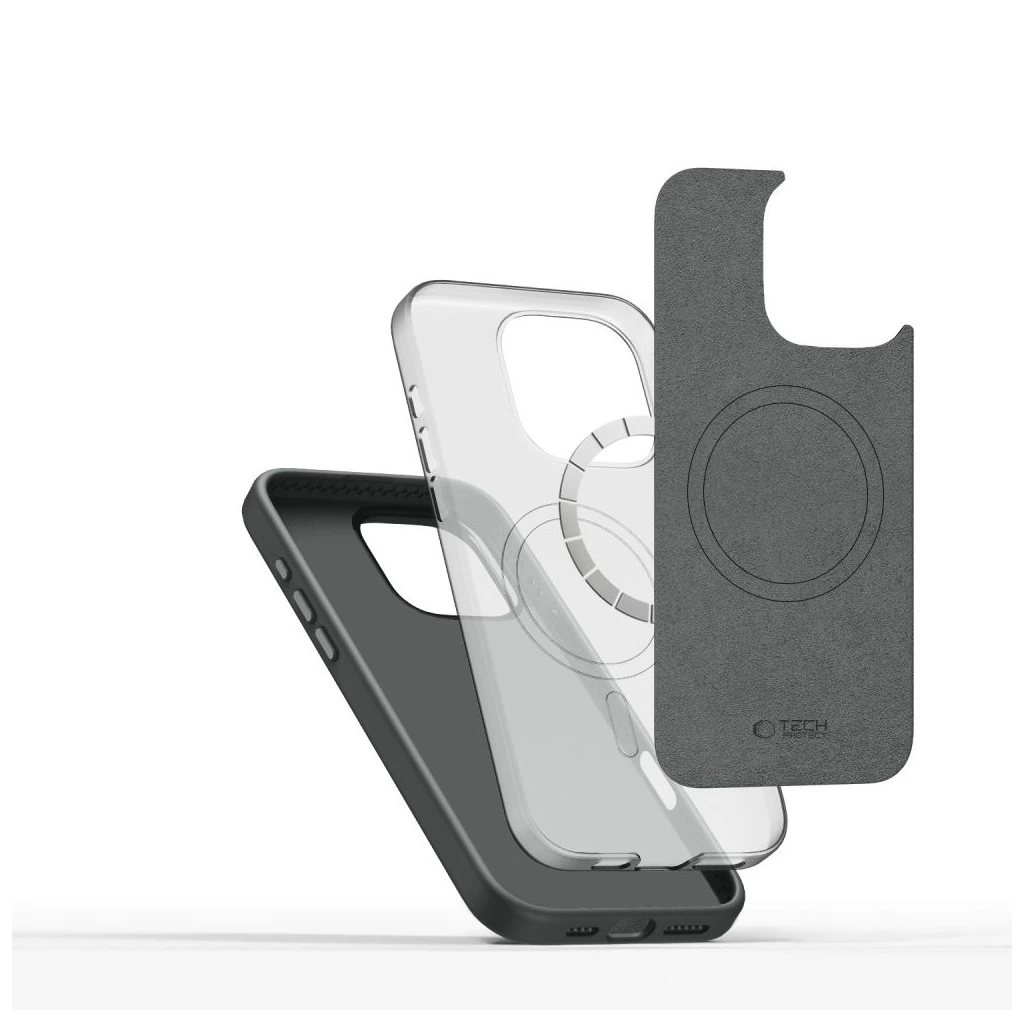TECH-PROTECT szilikon tok PURE MAGSAFE iPhone 16 Pro készülékhez agyag