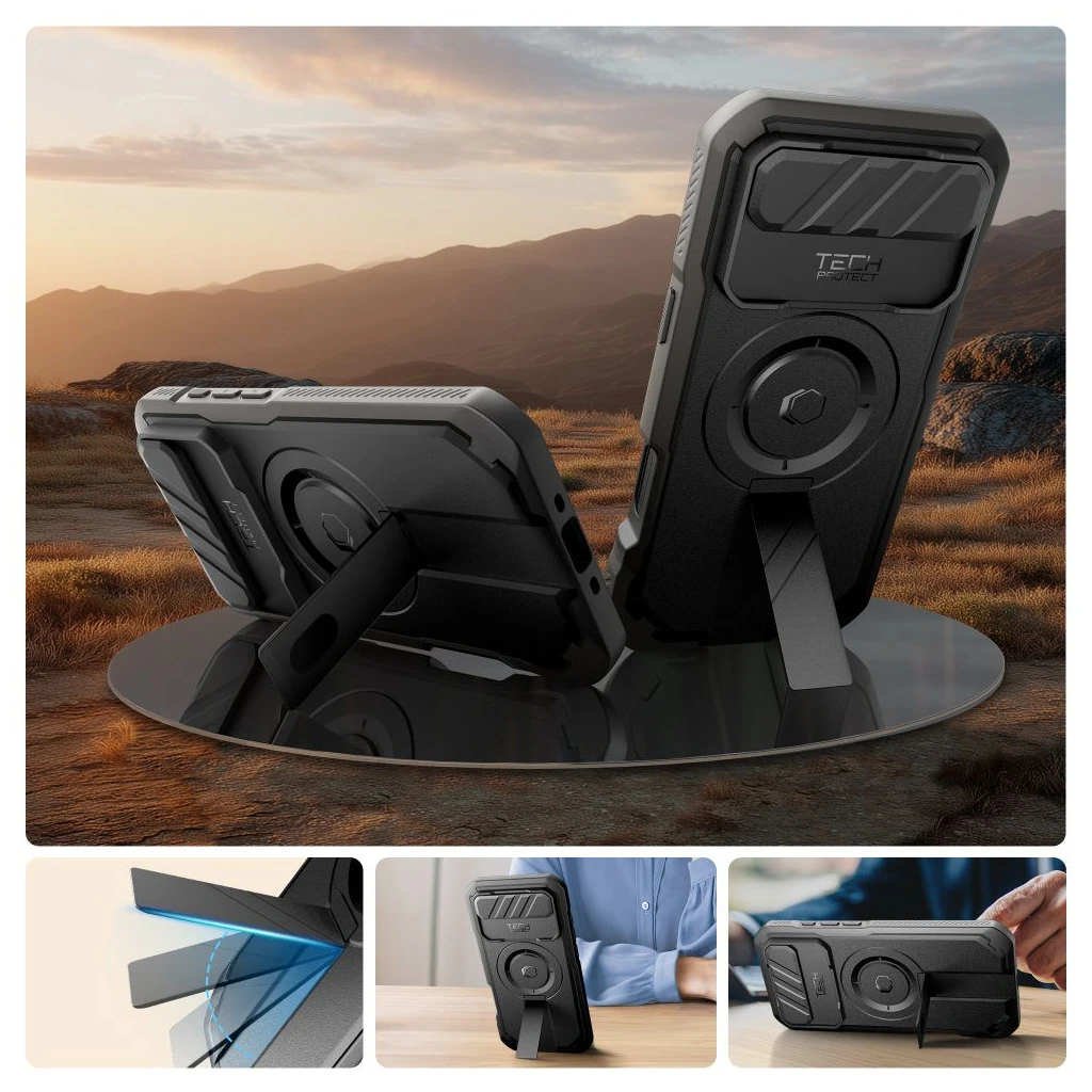 TECH-PROTECT KEVLAR MAGSAFE iPhone Air készülékhez tok fekete