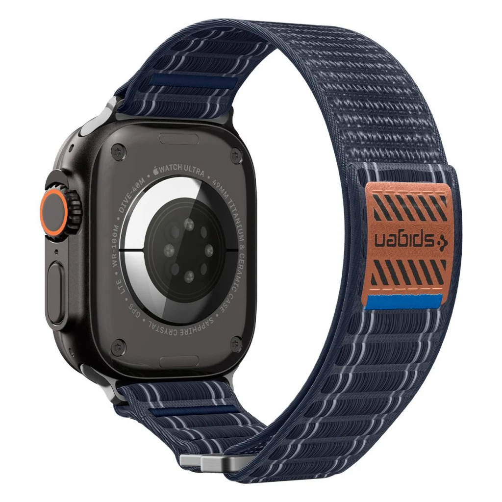 SPIGEN WBF0 óraszíj Apple Watch 8/9/10/11/SE/ULTRA készülékhez (44/45/46/49 MM) tengerészkék