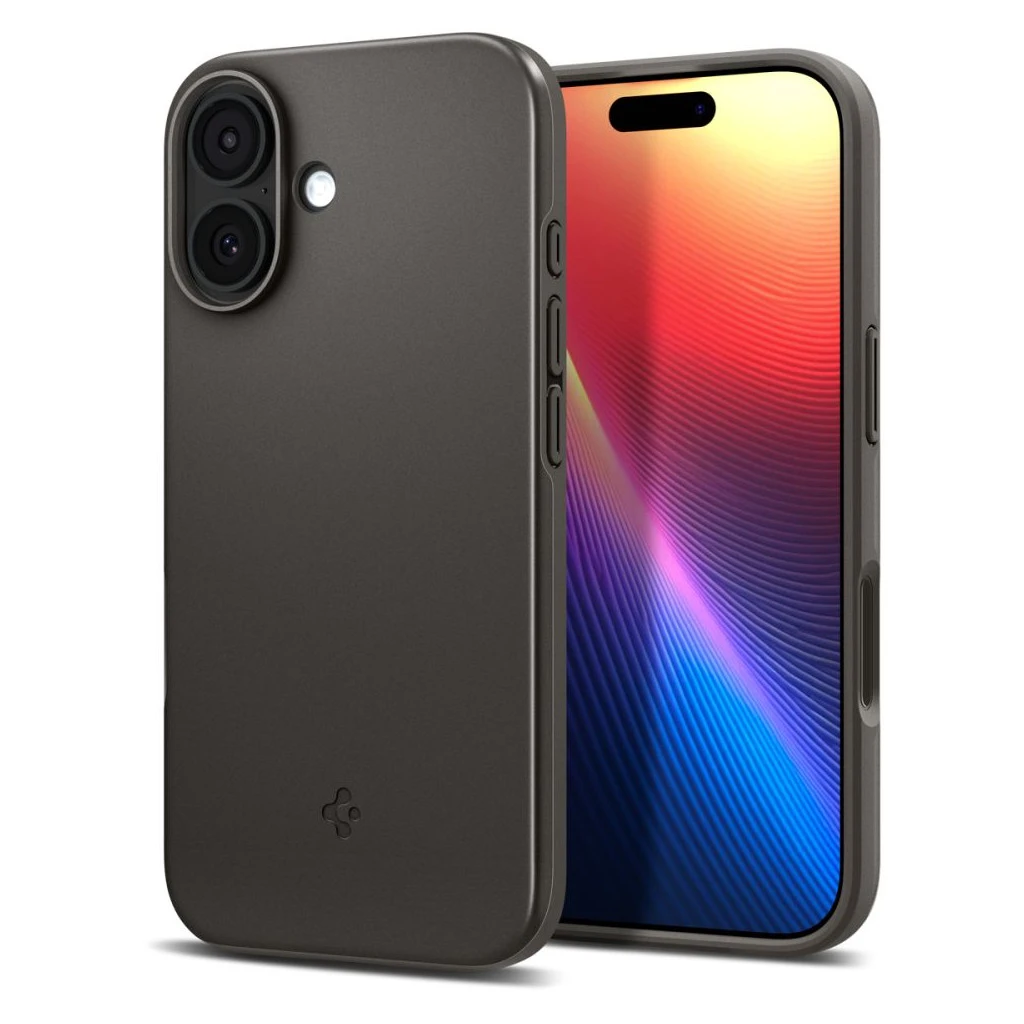 SPIGEN THIN FIT MAG MAGSAFE iPhone 17 készülékhez tok fegyvermetszürke