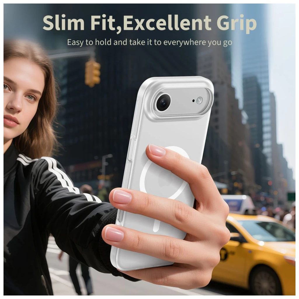 TECH-PROTECT MAGSLIM MAGSAFE iPhone Air készülékhez tok, matte fehér