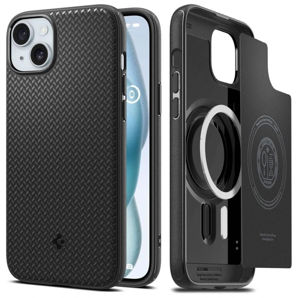 SPIGEN MAG ARMOR MAGSAFE iPhone 15 készülékhez tok – matte fekete