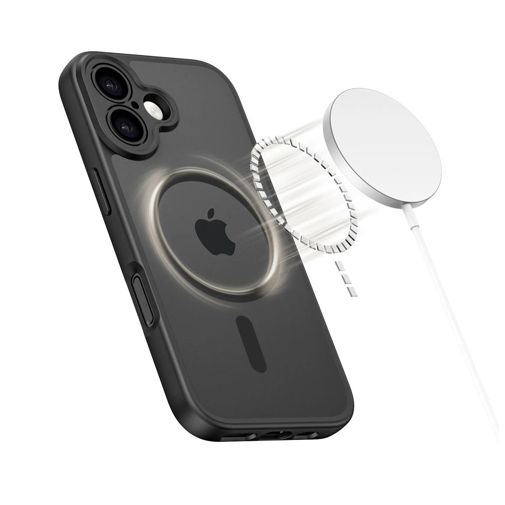 TECH-PROTECT BASICMAG MAGSAFE iPhone 17 tok készülékhez, matt fekete