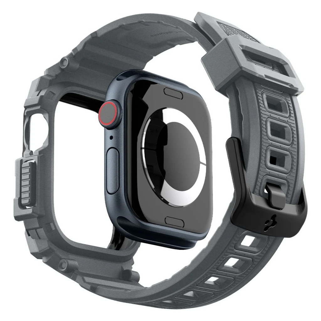 SPIGEN RUGGED ARMOR „PRO” Apple Watch 10/11 (46 MM) készülékhez tok sötétszürke