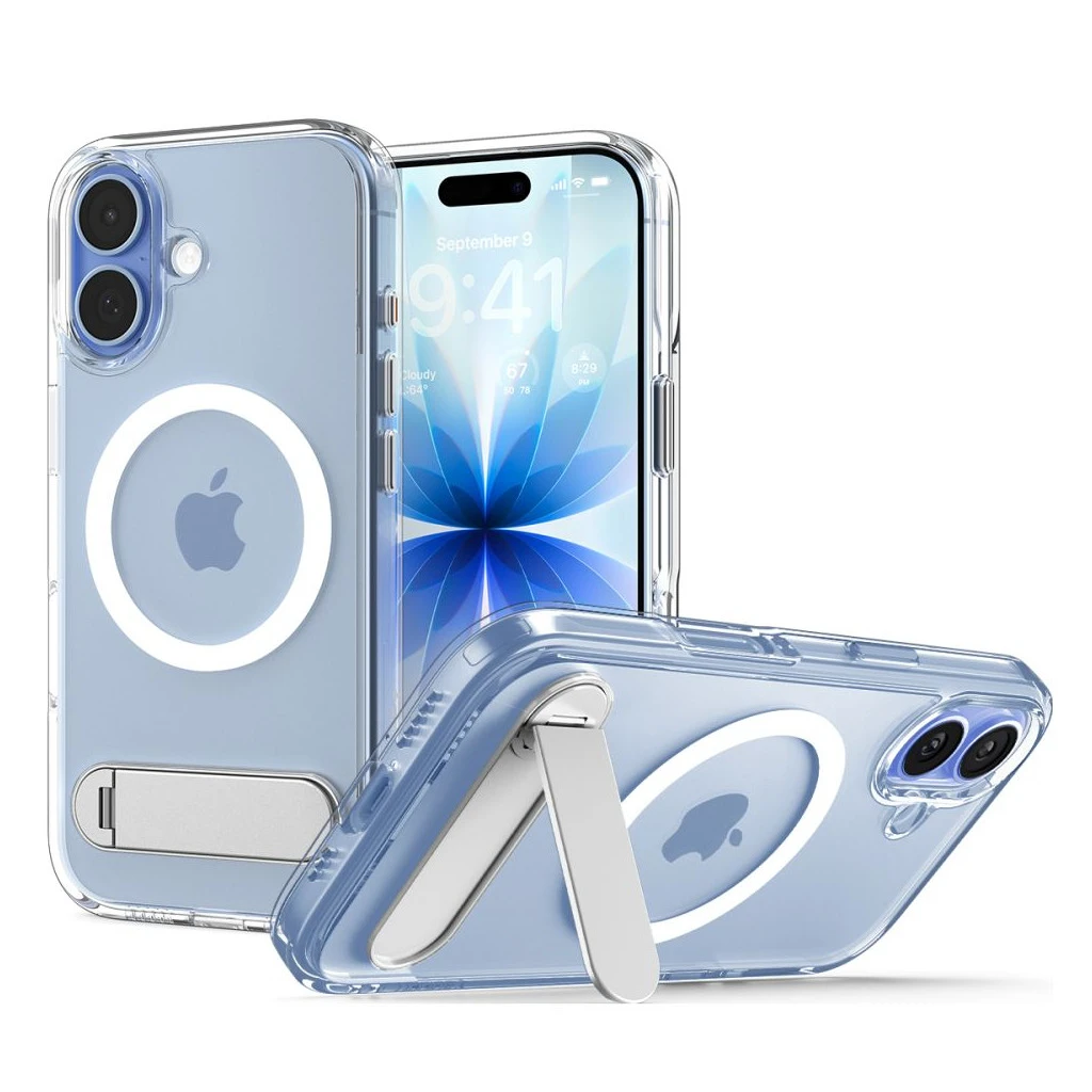 SPIGEN ULTRA HYBRID „S” MAG MAGSAFE iPhone 17 készülékhez tok átlátszó/fehér