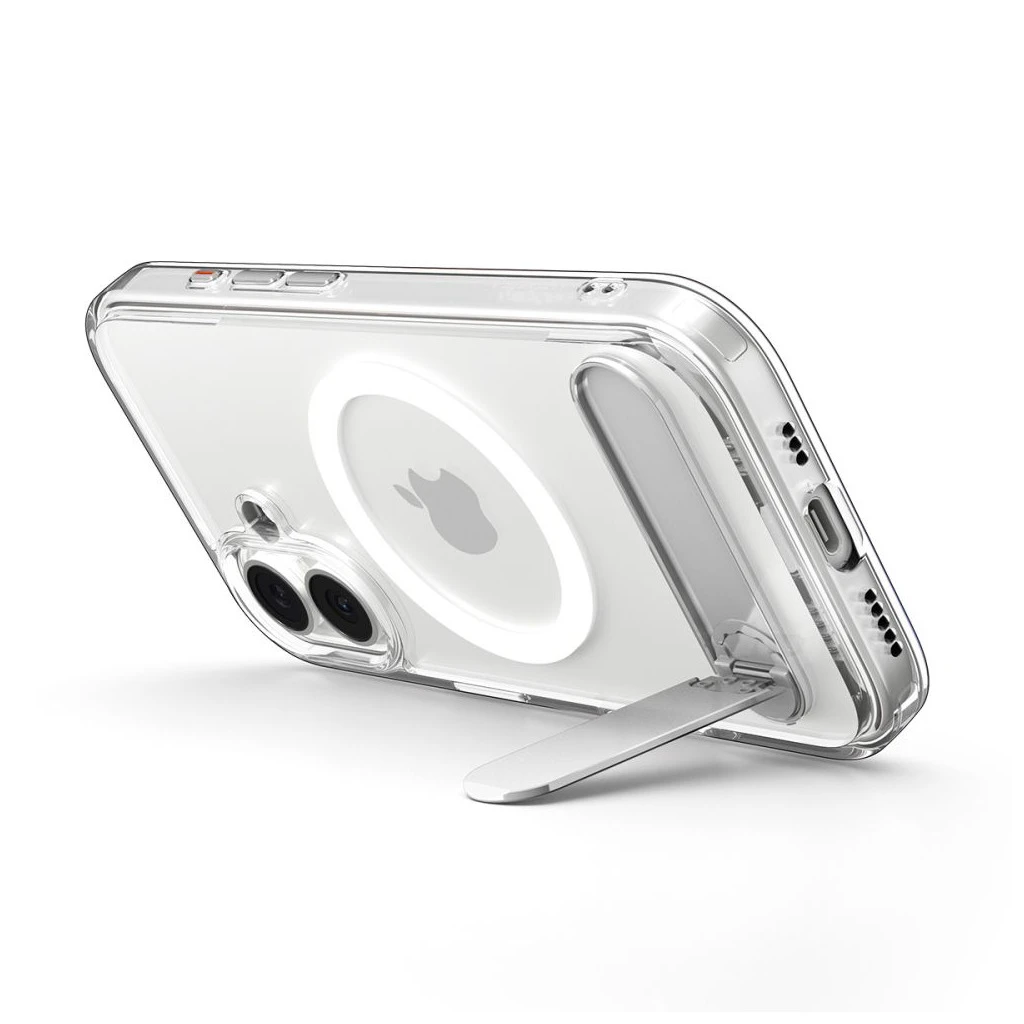 SPIGEN ULTRA HYBRID „S” MAG MAGSAFE iPhone 17 készülékhez tok átlátszó/fehér