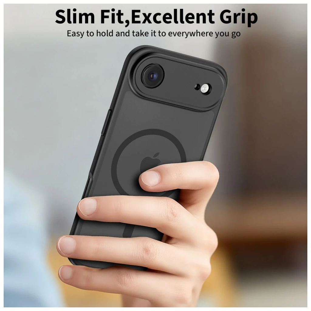 TECH-PROTECT BASICMAG MAGSAFE iPhone Air készülékhez tok, matt, fekete