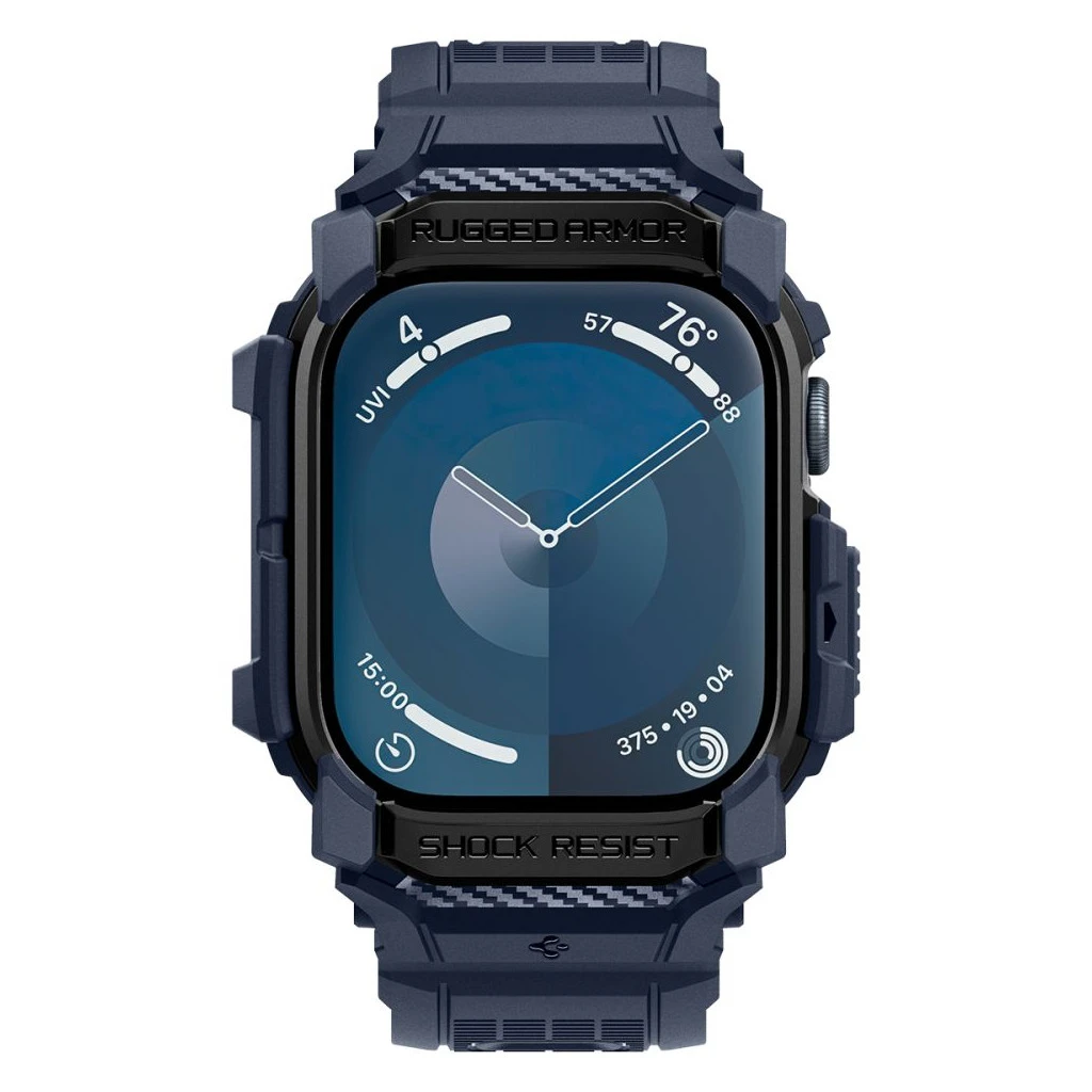 SPIGEN RUGGED ARMOR „PRO” Apple Watch 10/11 (46 MM) készülékhez tok tengerészkék