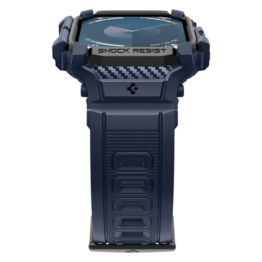 SPIGEN RUGGED ARMOR „PRO” Apple Watch 10/11 (46 MM) készülékhez tok tengerészkék