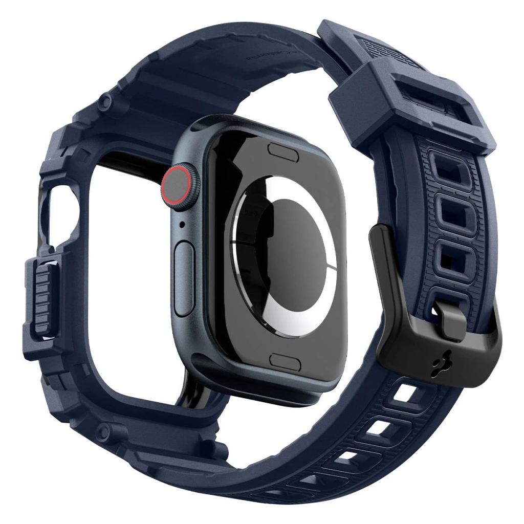 SPIGEN RUGGED ARMOR „PRO” Apple Watch 10/11 (46 MM) készülékhez tok tengerészkék