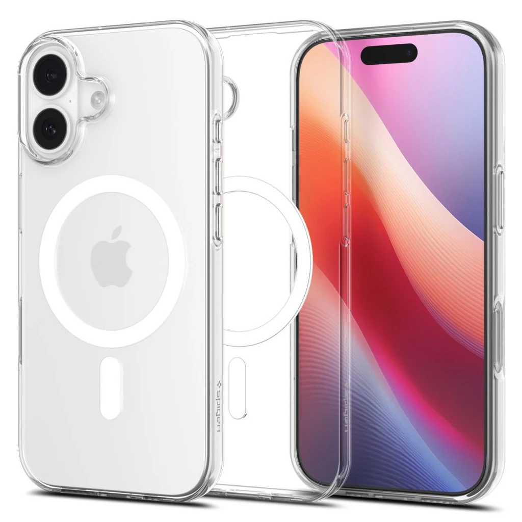 SPIGEN LIQUID CRYSTAL MAG MAGSAFE iPhone 17 készülékhez tok átlátszó/fehér