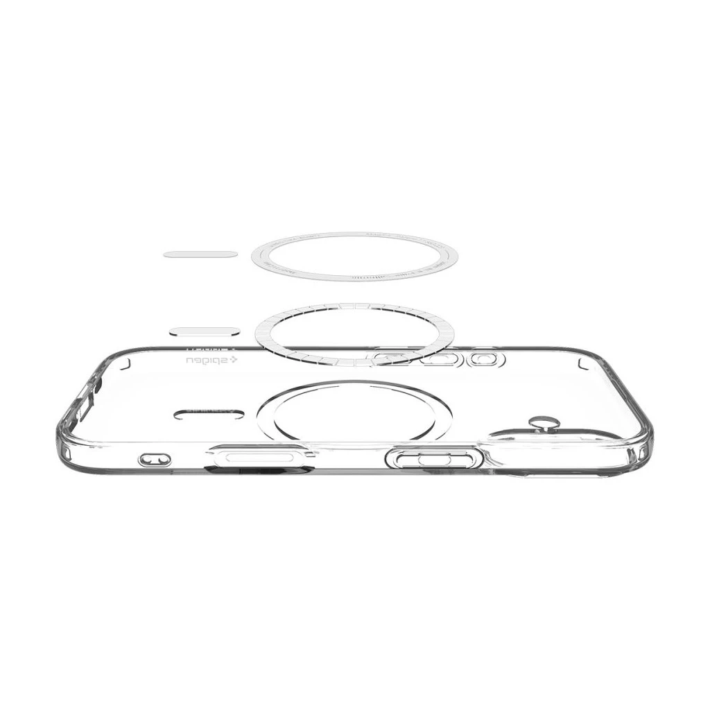 SPIGEN LIQUID CRYSTAL MAG MAGSAFE iPhone 17 készülékhez tok átlátszó/fehér