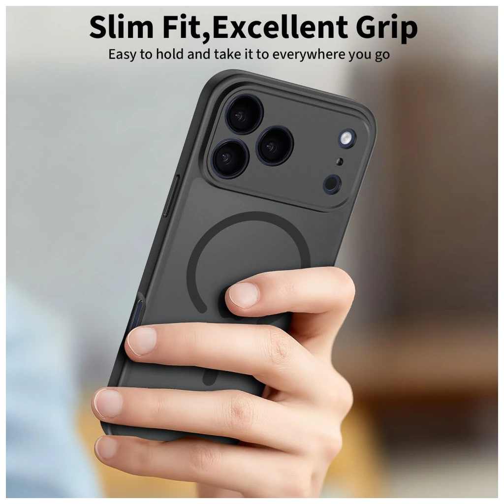 TECH-PROTECT BASICMAG MAGSAFE iPhone 17 Pro tok készülékhez – matt fekete