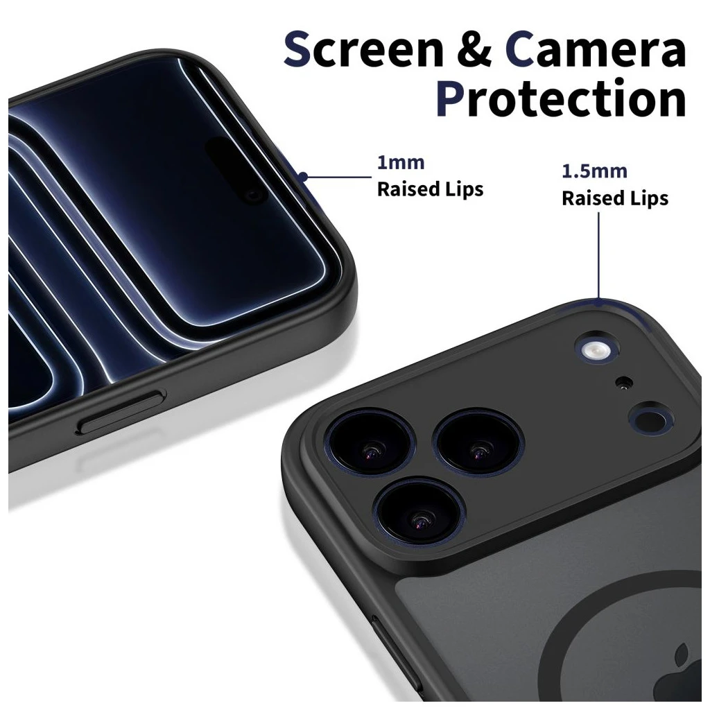 TECH-PROTECT BASICMAG MAGSAFE iPhone 17 Pro tok készülékhez – matt fekete