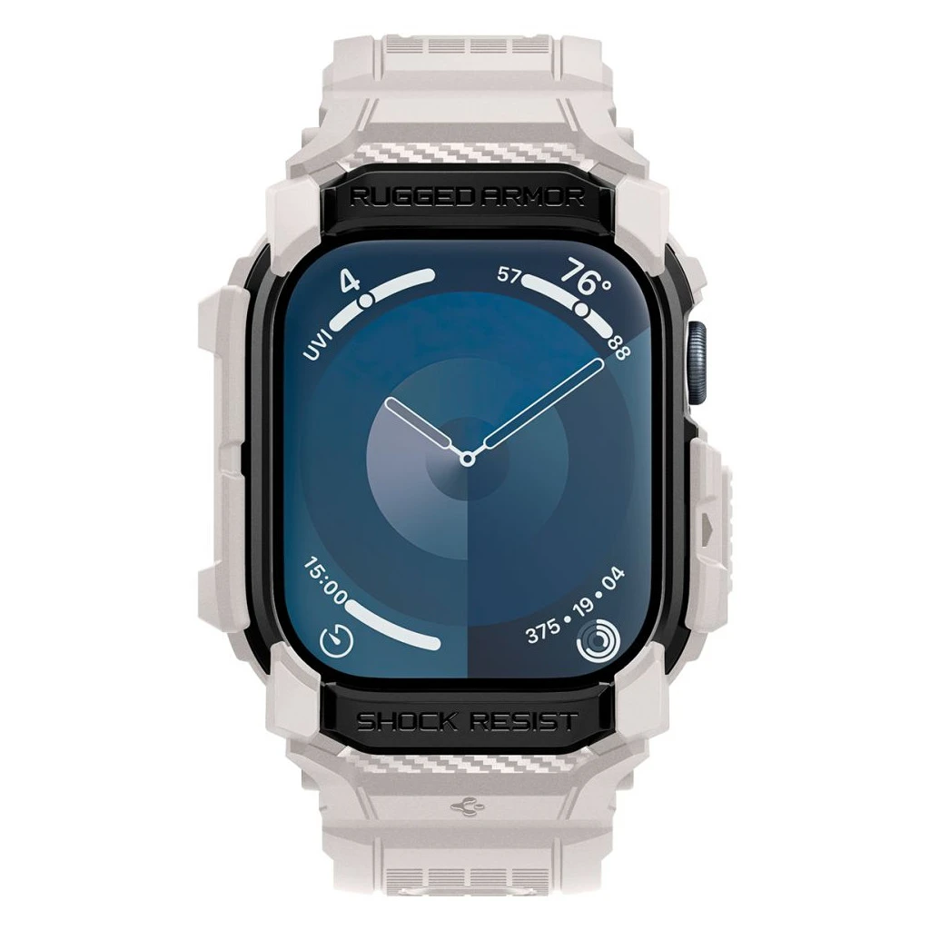 SPIGEN RUGGED ARMOR PRO védőtok Apple Watch 10/11 (46 MM) készülékhez – DUNE bézs
