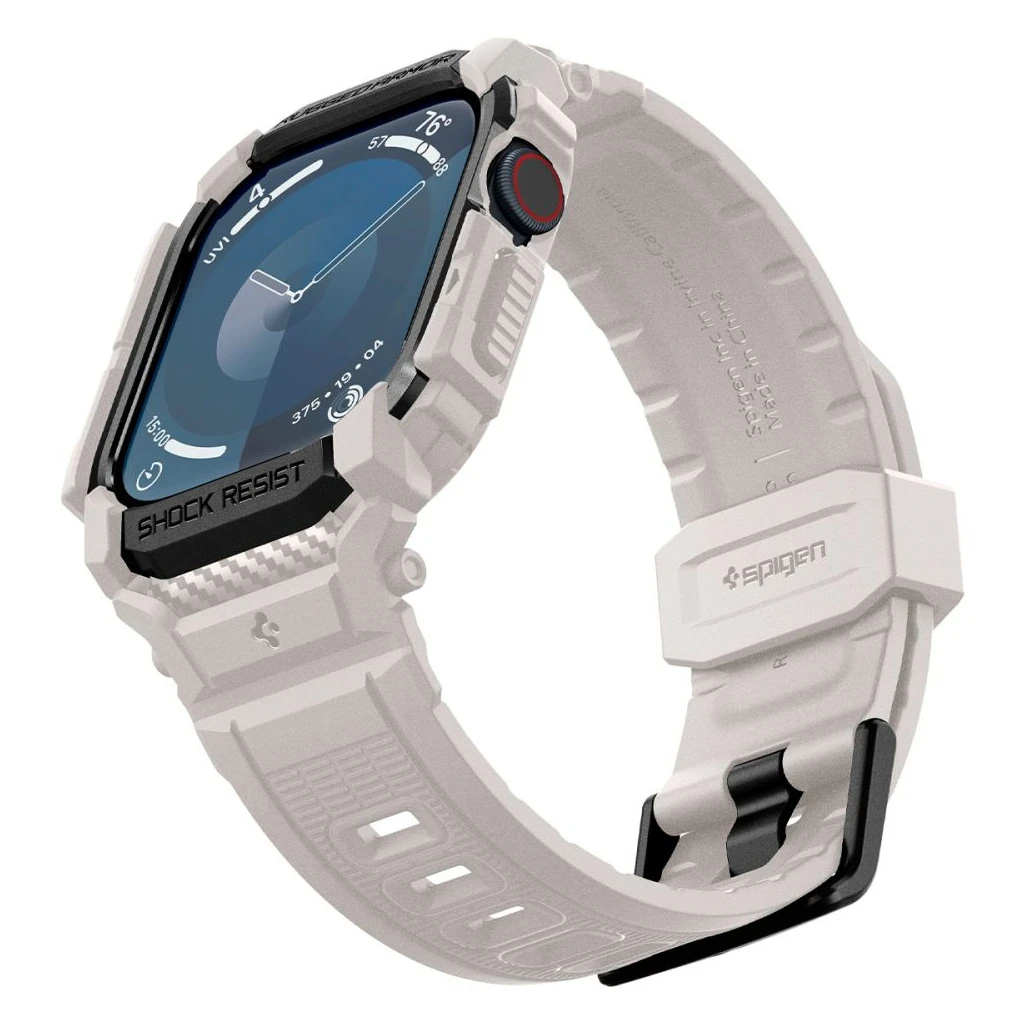 SPIGEN RUGGED ARMOR PRO védőtok Apple Watch 10/11 (46 MM) készülékhez – DUNE bézs