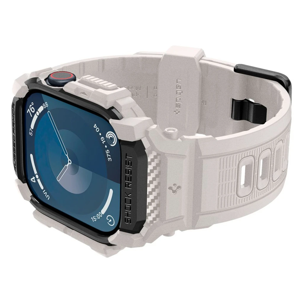 SPIGEN RUGGED ARMOR PRO védőtok Apple Watch 10/11 (46 MM) készülékhez – DUNE bézs