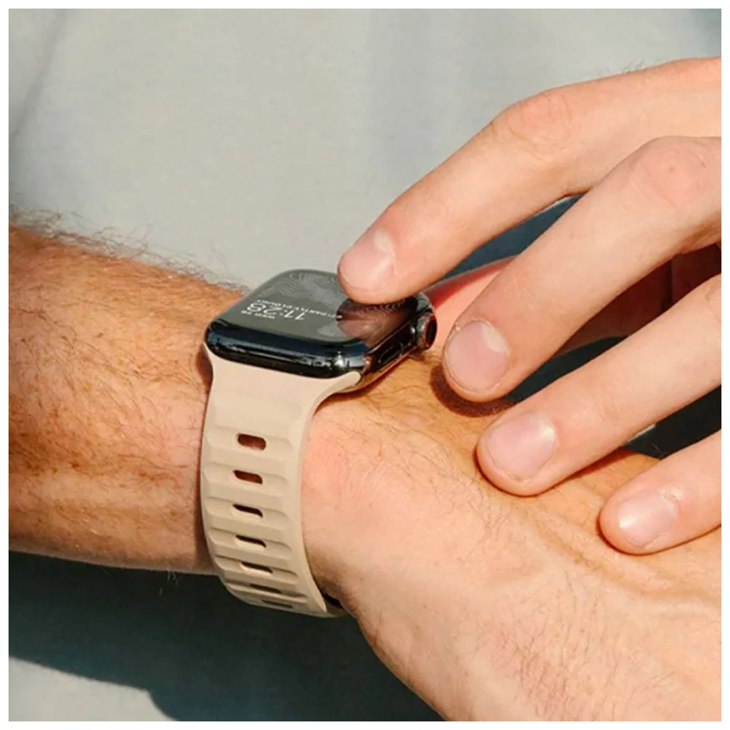 TECH-PROTECT ICONBAND LINE Apple Watch 8/9/10/11/SE/ULTRA készülékhez védőtok (44/45/46/49 MM) narancssárga