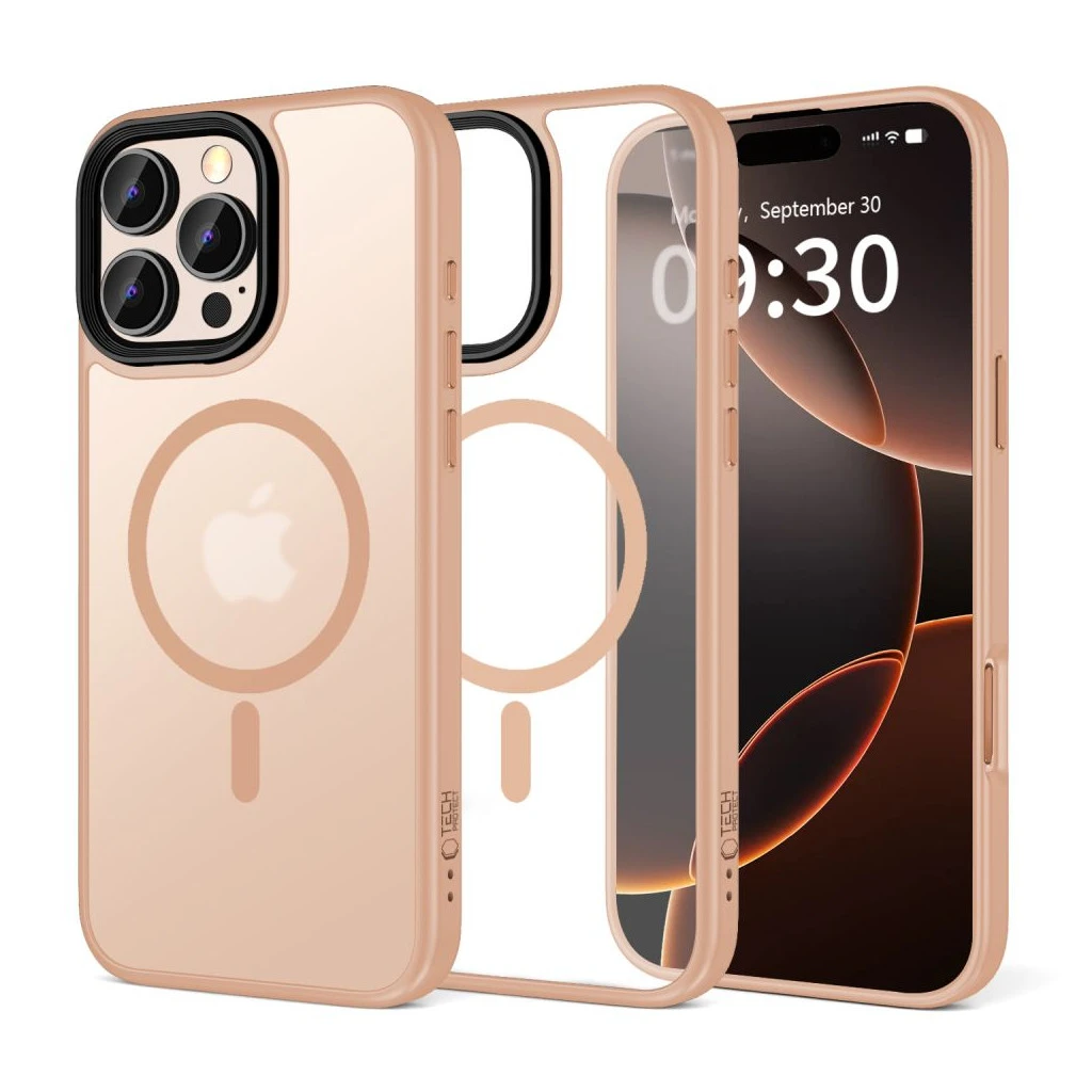 TECH-PROTECT MAGMAT MAGSAFE iPhone 16 Pro Max tok készülékhez matt sivatagi
