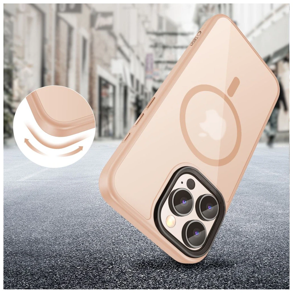 TECH-PROTECT MAGMAT MAGSAFE iPhone 16 Pro Max tok készülékhez matt sivatagi