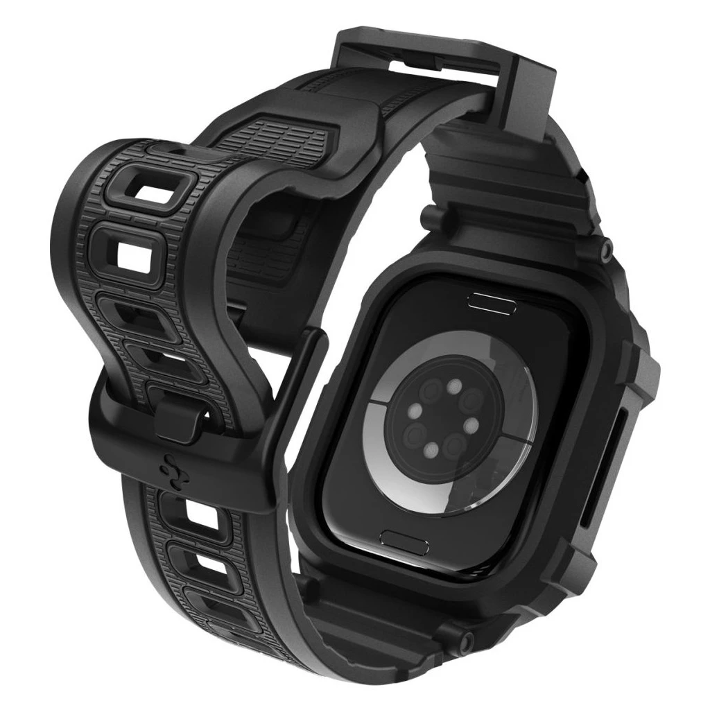 SPIGEN RUGGED ARMOR „PRO” V2 Apple Watch tok 10/11 készülékhez (42 MM) matt fekete
