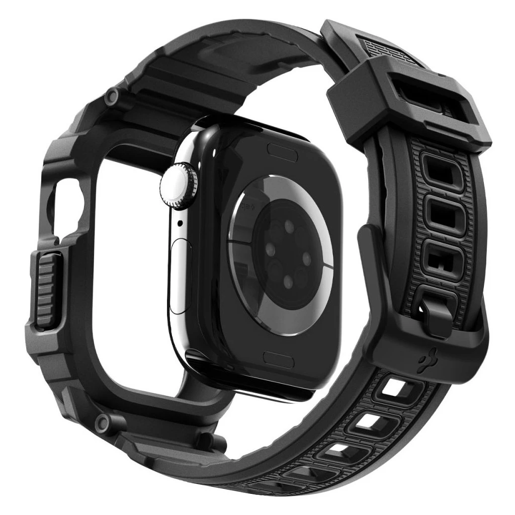 SPIGEN RUGGED ARMOR „PRO” V2 Apple Watch tok 10/11 készülékhez (42 MM) matt fekete