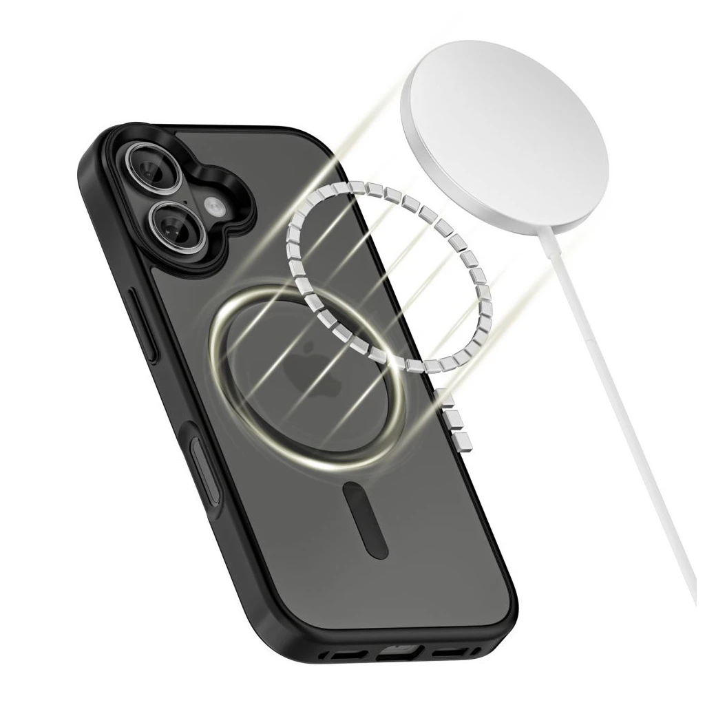 TECH-PROTECT MAGMAT MAGSAFE iPhone 17 tok készülékhez matt fekete