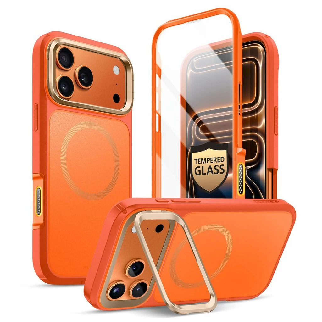 SUPCASE IBLSN ARES FLIP MAG MAGSAFE iPhone 17 Pro Max készülékhez tok, korall