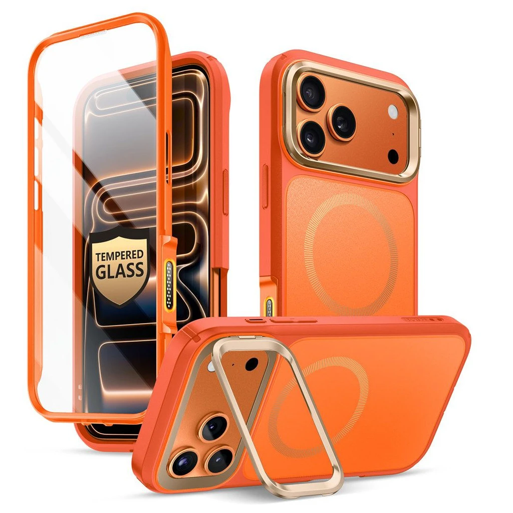 SUPCASE IBLSN ARES FLIP MAG MAGSAFE iPhone 17 Pro Max készülékhez tok, korall