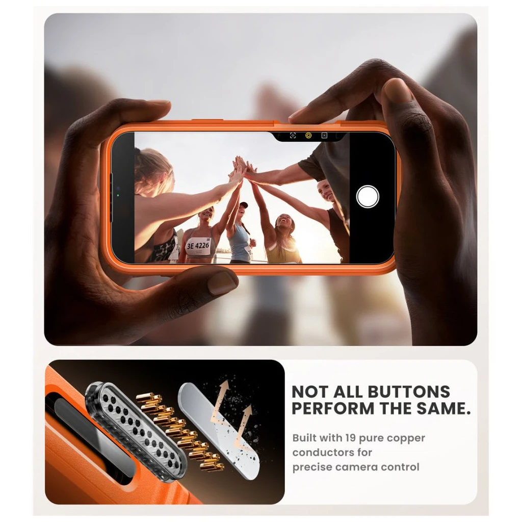 SUPCASE IBLSN ARES FLIP MAG MAGSAFE iPhone 17 Pro Max készülékhez tok, korall