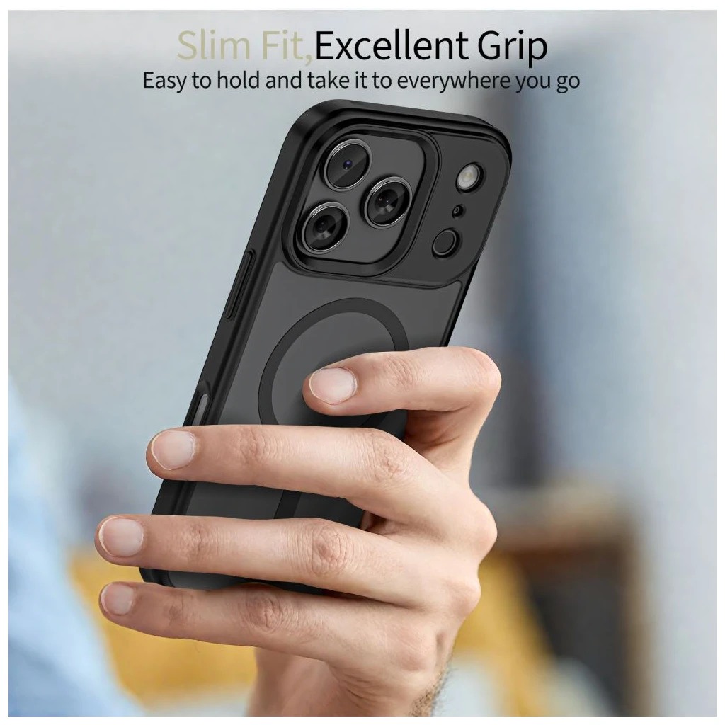 TECH-PROTECT MAGMAT MAGSAFE iPhone 17 Pro tok készülékhez matt fekete