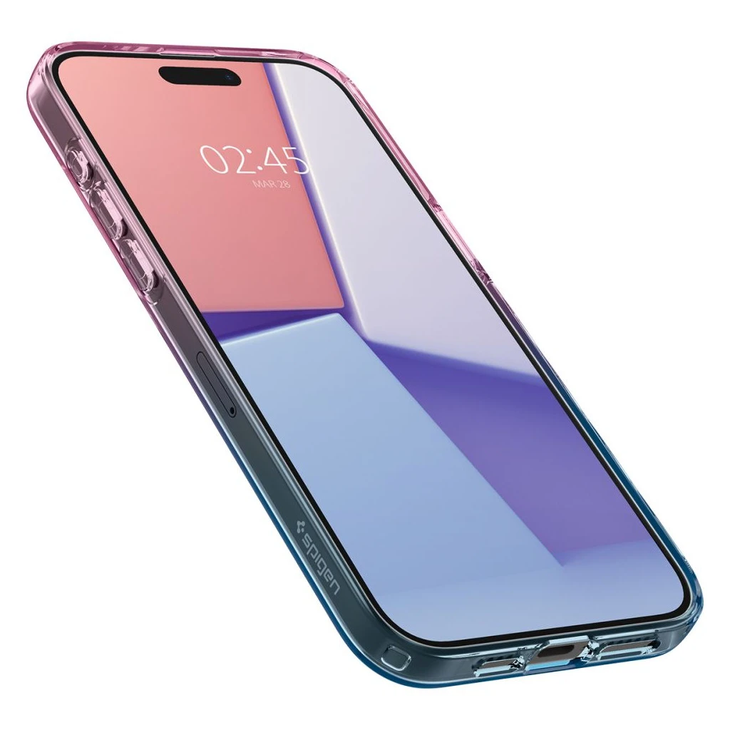 SPIGEN LIQUID CRYSTAL iPhone 15 Pro készülékhez tok GRADATION rózsaszín
