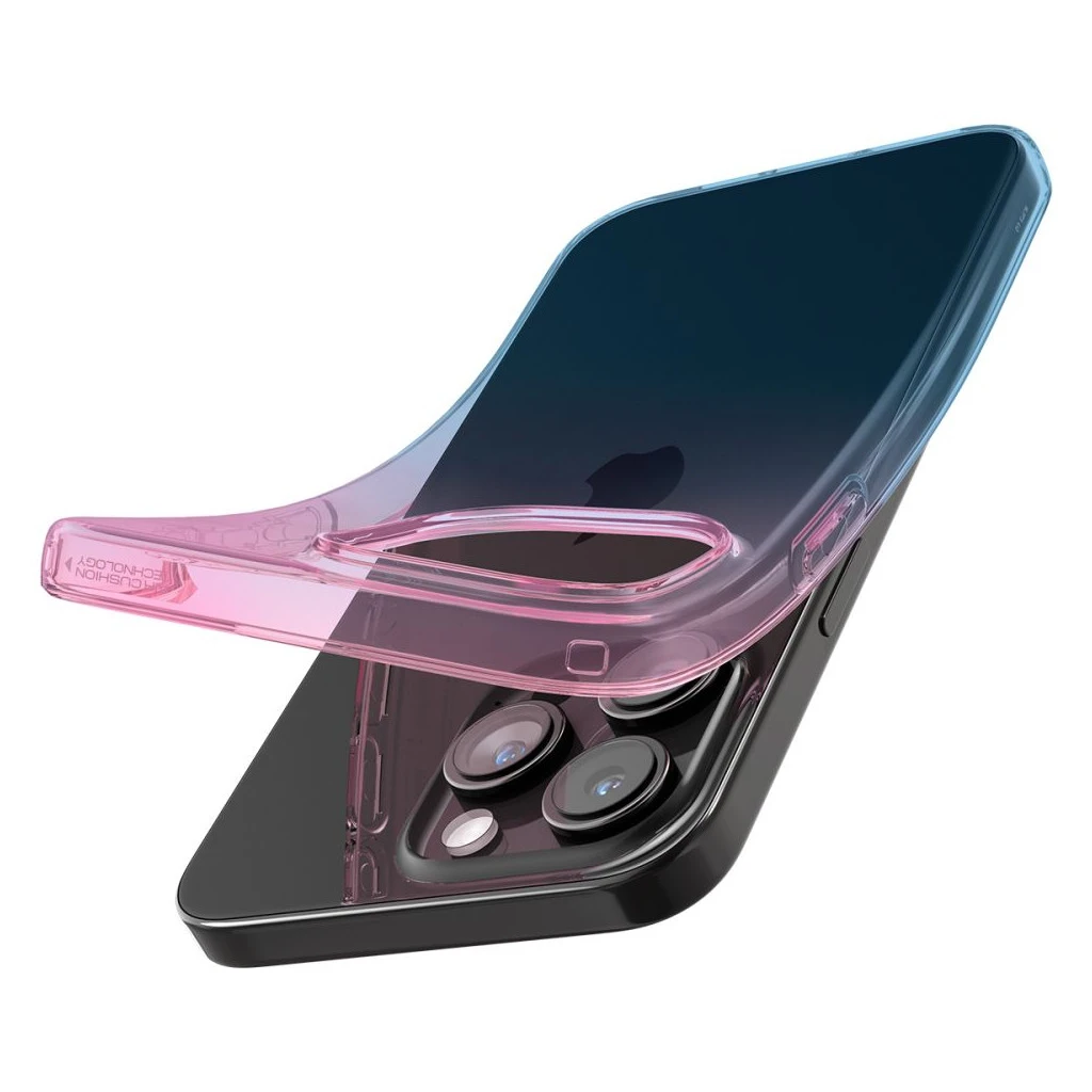 SPIGEN LIQUID CRYSTAL iPhone 15 Pro készülékhez tok GRADATION rózsaszín