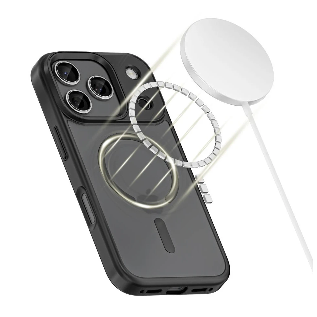 TECH-PROTECT MAGMAT MAGSAFE iPhone 17 Pro Max készülékhez tok – Matte fekete