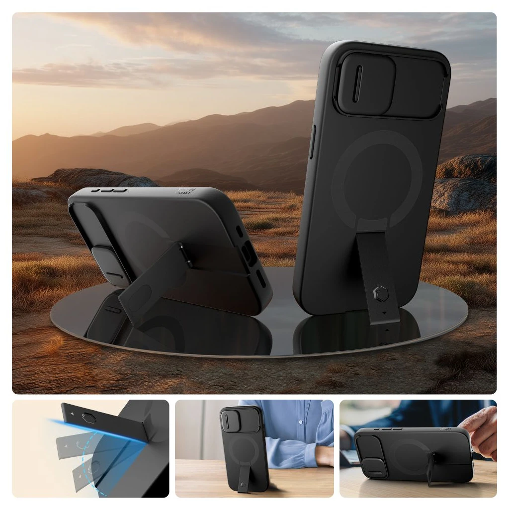 TECH-PROTECT KEVLAR AURA MAGSAFE iPhone 16E tok készülékhez fekete