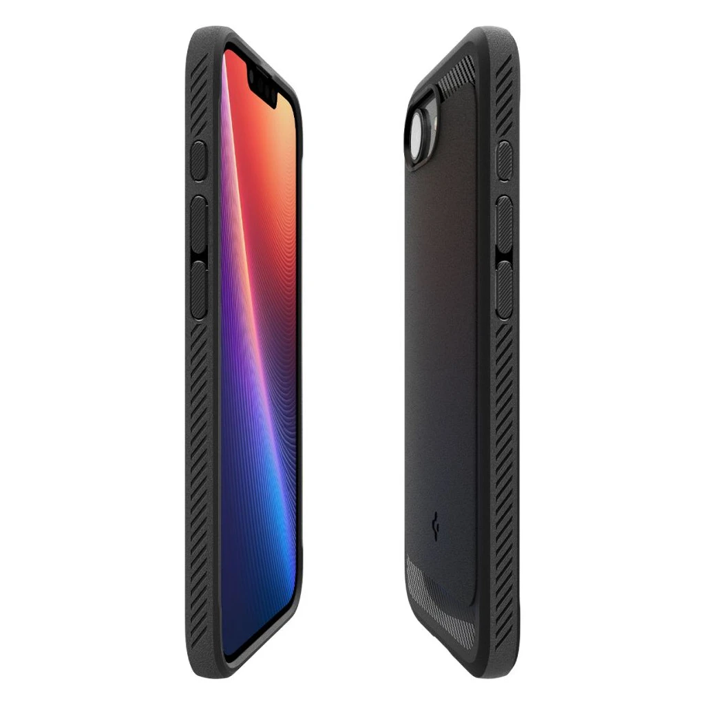 SPIGEN RUGGED ARMOR MAG MAGSAFE IPHONE 16E készülékhez tok matt fekete