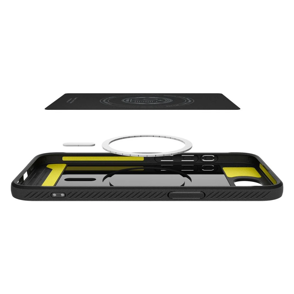 SPIGEN RUGGED ARMOR MAG MAGSAFE IPHONE 16E készülékhez tok matt fekete