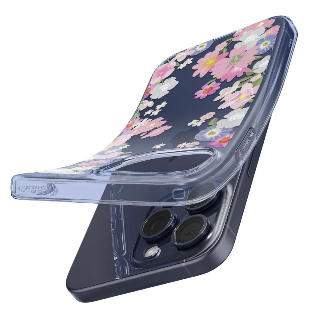 SPIGEN Liquid Crystal iPhone 15 Pro készülékhez Blossom tok