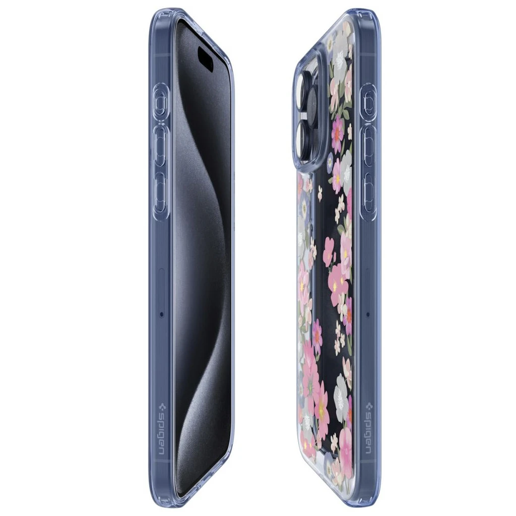 SPIGEN Liquid Crystal iPhone 15 Pro készülékhez Blossom tok